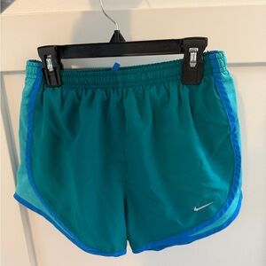 Nike Women's Aqua Blue Athletic Shorts